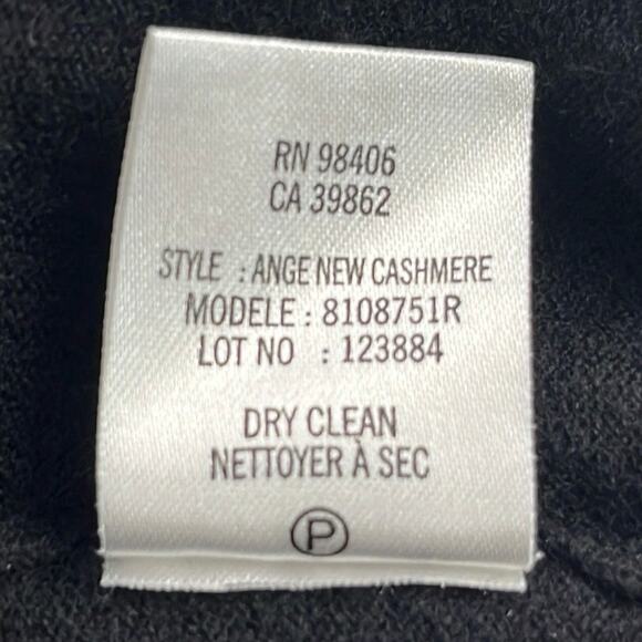 Theory Cashmere Plunge Neckline Sweater Cardigan Size Medium - Picture 7 of 8